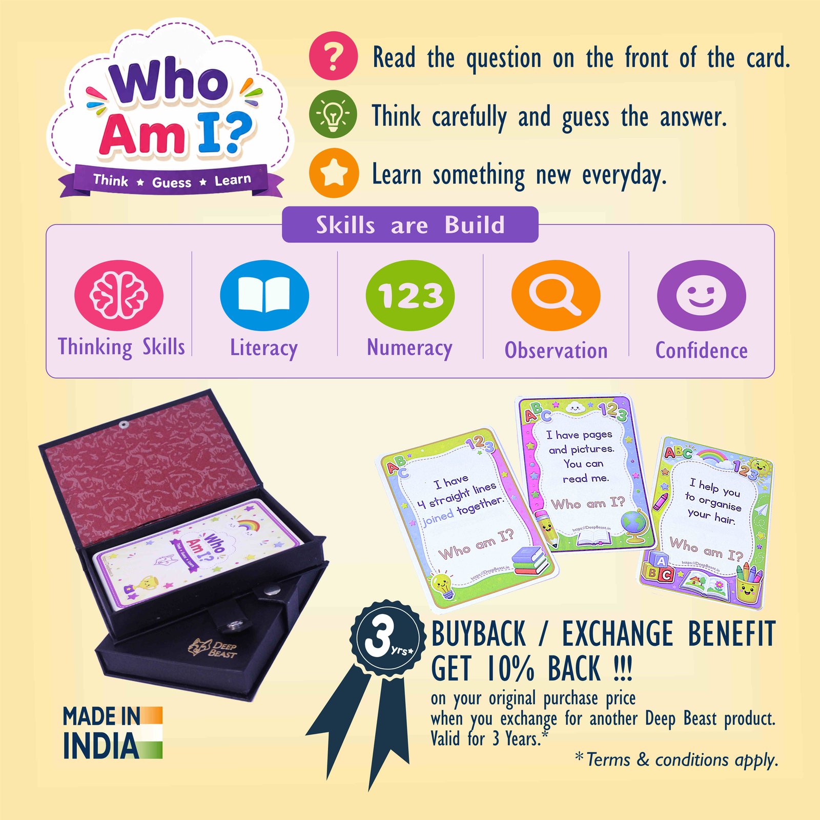 Who Am I? |  Learning Cards Game